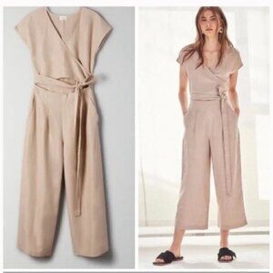 ARITZIA Wilfred Cairo Brax Linen Jumpsuit US 0